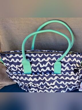 Diaper Bag w/ Chevron Design